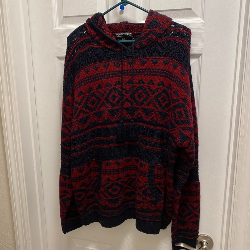 Boho Knit Hoodie